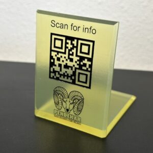 3D Geprinte informatieboard